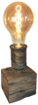 Wood Block Lamp